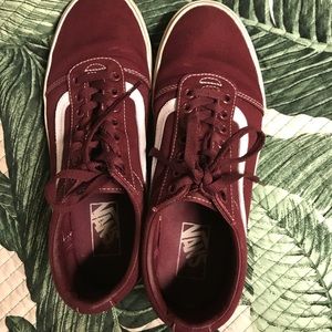 Burgundy Old School Vans